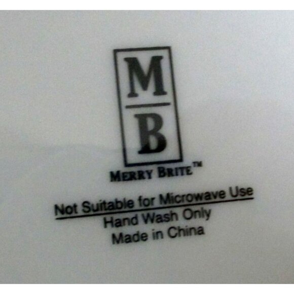 4 Merry Brite Merry Christmas Salad Dessert Plates - Santa Reindeer Gift Tree  - - Picture 8 of 8